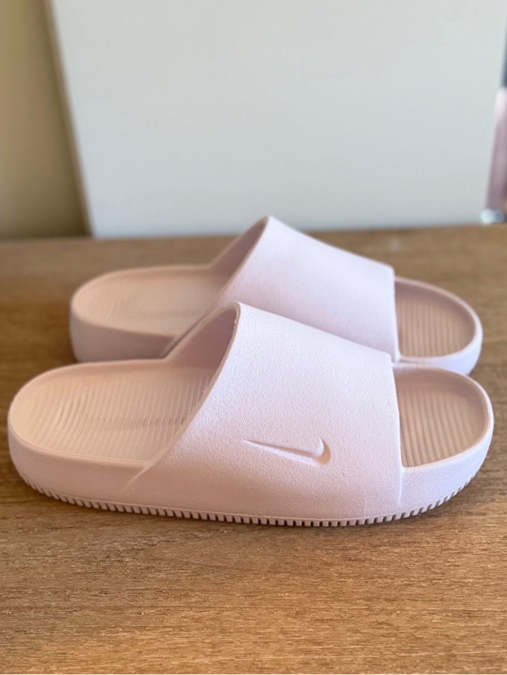 *SOLD*Nike Women's Calm Slides in Barely Rose.